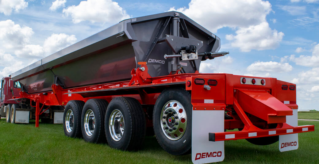 Quad Axle Side Dump Trailer