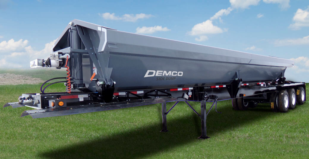 Triple Axle Side Dump Trailer