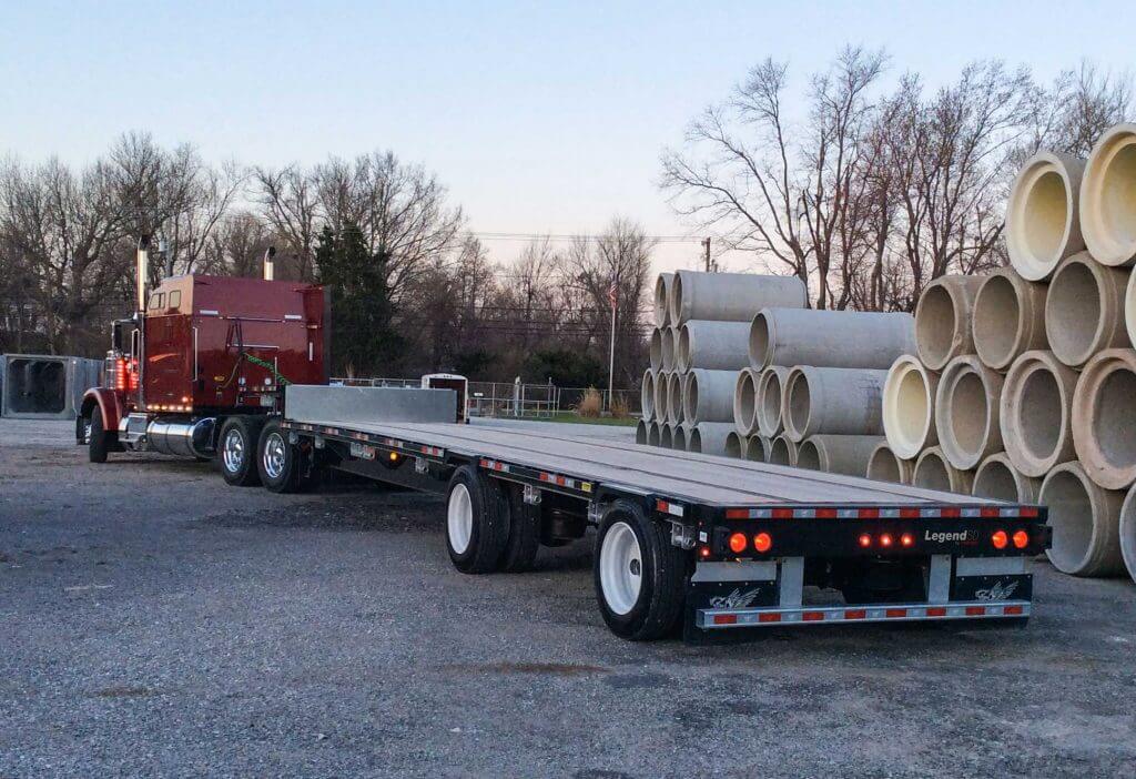 Manac Flatbed Steel Drop Deck